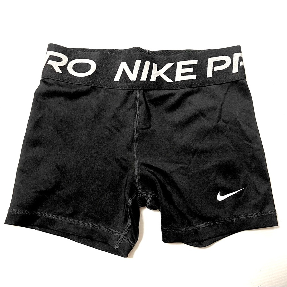 Girls Big Kids Nike Pro 3-inch Shorts; size Medium 10-12